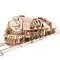 Ugears 3D Holzmechanik Puzzle V-Express Dampflokomotive 4-6-2 mit Tender