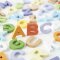 Le Toy Van Lettres dans un sac en toile