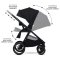 KINDERKRAFT Kombinirani voziček Nea 2 2v1 Midnigth Black