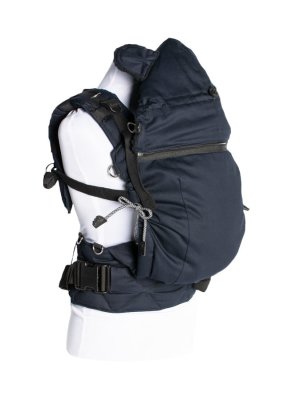 Monkey Mum® Izolirana kapuca za prenosni voziček Carrie - Silver Dark