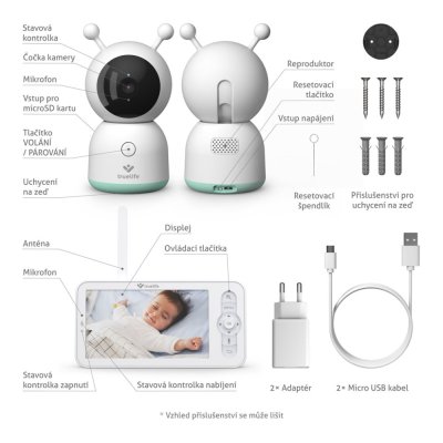 TRUELIFE Video-Nanny NannyCam R7 Dual Smart