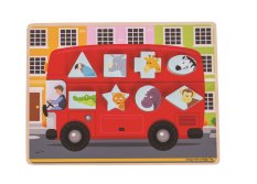 Bigjigs Toys Pusselbuss med djur