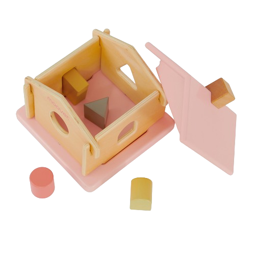 Moover Caja clasificadora - Casa rosa