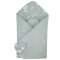 EKO doppelseitiges Baumwolltuch Dogs Stars Mint 75x75 cm