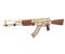 RoboTime Drewniane mechaniczne puzzle 3D Karabin szturmowy AK-47