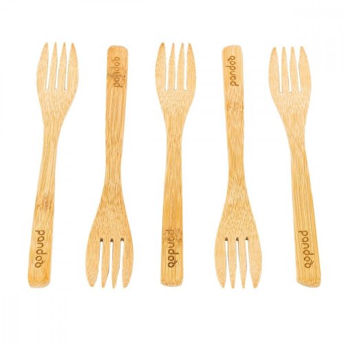 Bamboe vork, 5 stuks