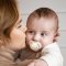 LOVI Duda silikonska dinamična BLOSSOM 0-3m 2 kos punčka