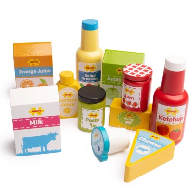 Bigjigs Toys Set mit frischen Lebensmitteln