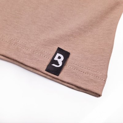 Moška majica KR tanka U izrez Outlast® - lešnik