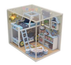 2Kids Toys miniatura da casa de bonecas Quarto de Charles