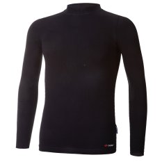 Maglietta DR sottile collo alto Outlast® - nero