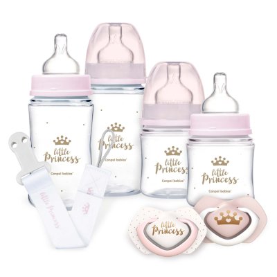 CANPOL BABIES Geschenkset für Neugeborene Royal Baby Pink