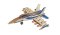 Woodcraft Dřevěné 3D puzzle Bojové letadlo F18