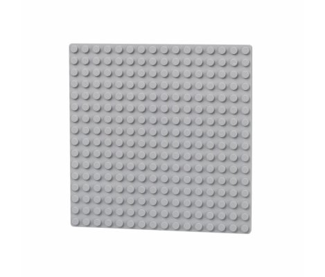 L-W Toys Doppelseitige Platte 16x16 hellgrau