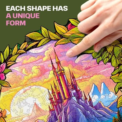 EscapeWelt Drewniane puzzle Magiczny Las 200 elementów