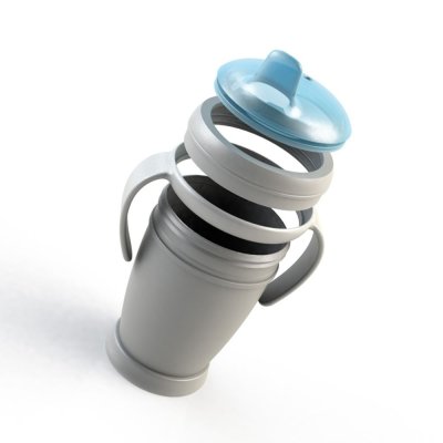LOVI Taza antiderrames Buddy Bear 250 ml, 6m+