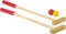 small foot Minigolf pazzo con talpa bocca aperta