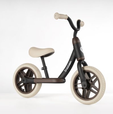 QPLAY Loopfiets Trainer Beige, leeftijd 2-4 jaar