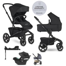 EASYWALKER SET Kinderwagen 4-in-1 Jimmey Pepper Black LITE RWS + CYBEX Aton B2 i-Size