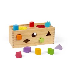 Bigjigs Toys Einsteck- und Sortierspiel Geheimnisvolle Box