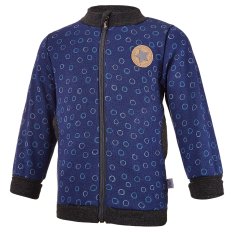 Polaire chaude zippée - bleu