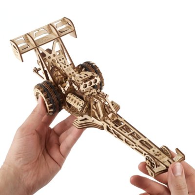 Ugears 3D Holzmechanik Puzzle Rennwagen (Dragster)