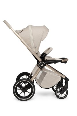 MUUVO SET Kinderwagen 4in1 Quick Boho Beige Set + CBX By CYBEX Aton B2 i-Size + Basis