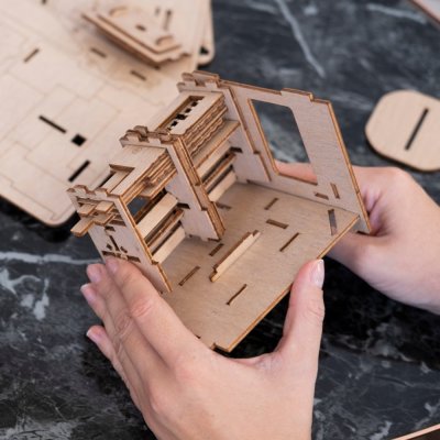EscapeWelt 3D Holzpuzzle Weltraumkapsel