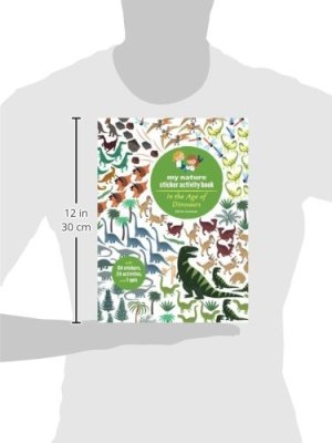 Chronicle Books Książka z naklejkami - Dinozaury