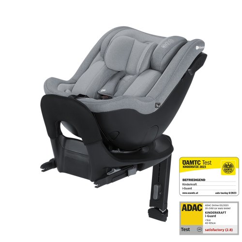 KINDERKRAFT SELECT Κάθισμα αυτοκινήτου I-GUARD i-Size 40-105 cm Cool Grey, Premium