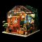 Puzzle 3D en bois RoboTime Miniature de maison Serre de fleurs