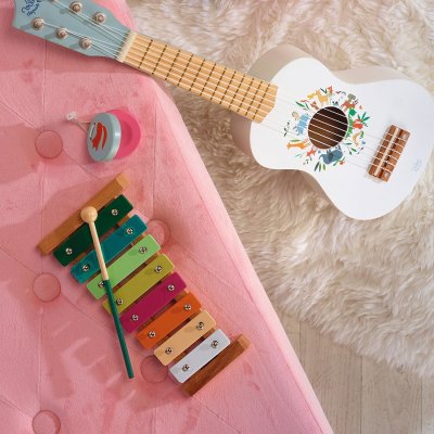 Vilac Musikinstrumente Set Tiere der Welt Sarah Betz aus Holz