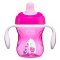 CHICCO Trainingsbeker met handvatten 200 ml roze 6m+