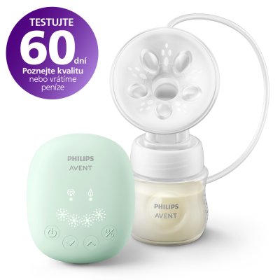 Philips AVENT Muttermilchpumpe elektrisch Essential SCF323/11+Geschenk