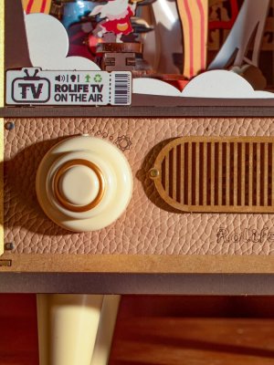 RoboTime 3D Holzpuzzle Spieluhr Karneval bei Sonnenuntergang