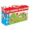 Jeujura Figurines en bois pour kits de construction Animaux de la ferme 20 pièces