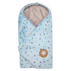 Zavinovačka multifunkčná 5-bodová+podhlavník Outlast® - sv.modrá/sv.šedá