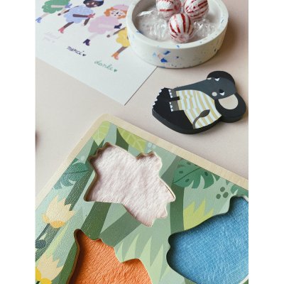 Vilac Senzoričke umetaljke Puzzle Jungle