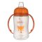 CANPOL BABIES Kubek treningowy z uchwytami Cute Animals pomarańczowy lis, 320 ml