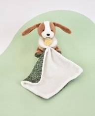 Doudou Plyšový pes s dečkou 11 cm