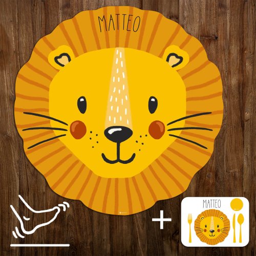 Otroška igralna podloga - rumeni lev