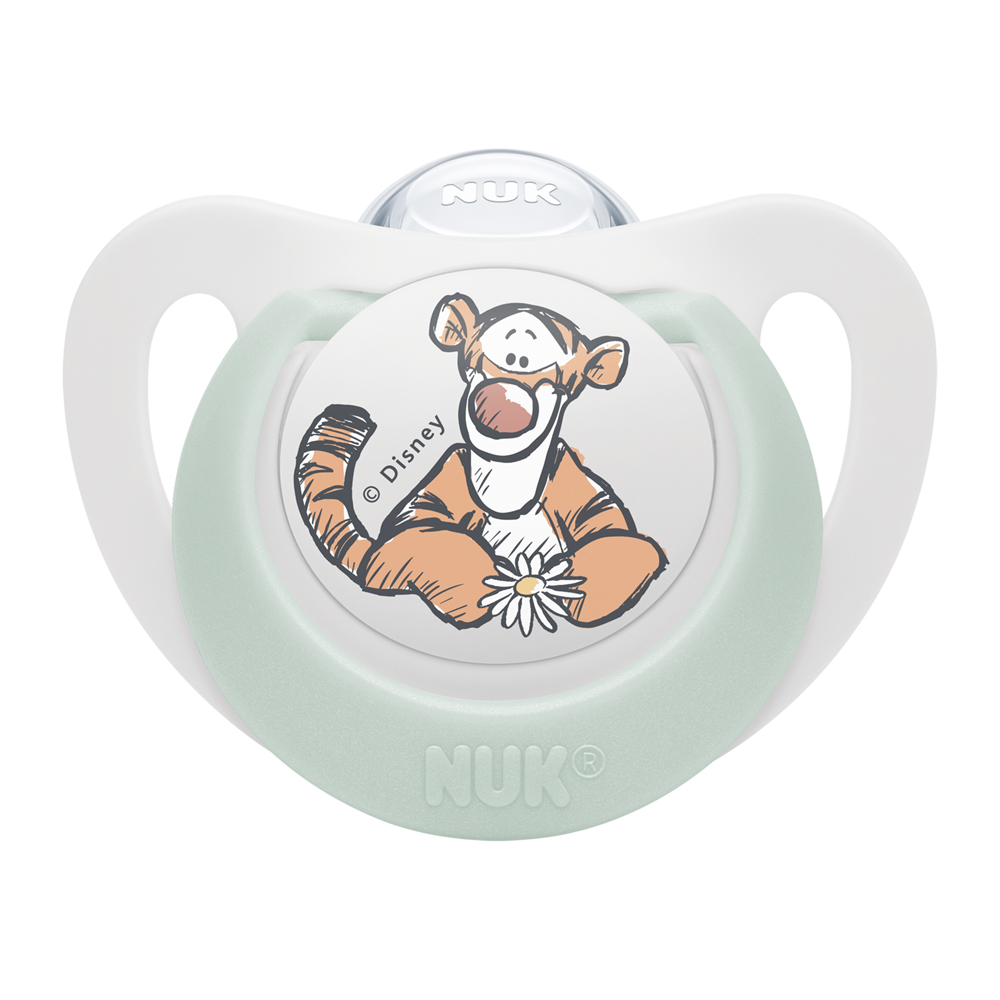 NUK Pacifier Disney Winnie the Pooh in a box, white 0-6m :: Monkey Mum - Main Image
