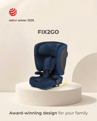 KINDERKRAFT Bilbarnstol Fix2Go i-Size 76-150 cm Grå