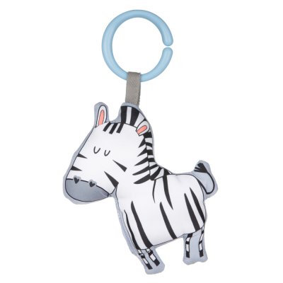 CANPOL BABIES Pluszowy kocyk edukacyjny z trapezem Safari 0m+