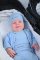 Set neonato BIO Outlast® - azzurro chiaro stelline/azzurro chiaro