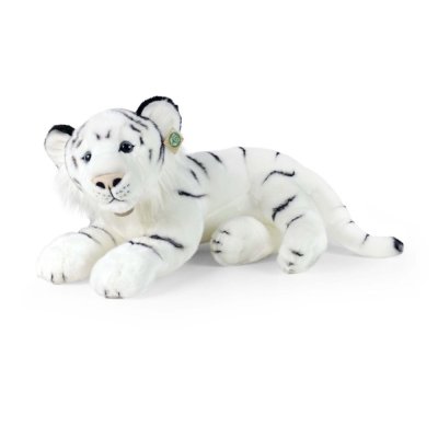 Rappa Pluszowy tygrys biały 60 cm ECO-FRIENDLY