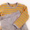 Pijama DR slip Outlast® - faixa cinza-laranja/mescla cinza