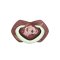 CANPOL BABIES Set symmetrischer Silikon-Schnuller Light Touch 0-6m Sleepy Koala rosa