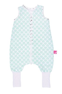 MOTHERHOOD Schlafsack Musselin mit Hose Mint Boats 1-1,5 r 0,5 tog