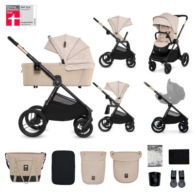 KINDERKRAFT Kombikinderwagen Nea 2 2in1 Dune Whisper Bizuu